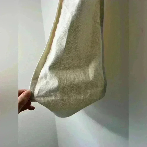 Handmade Rainbow Illustration Canvas Shoulder Bag Oversized  Tote Boho Travel - Picture 5 of 11